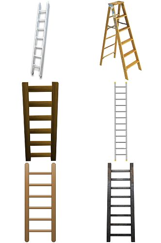 维修用具梯子设计素材