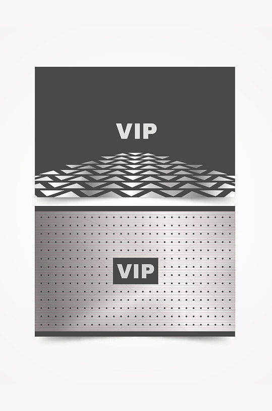 精品简洁酒店VIP订房卡模板设计