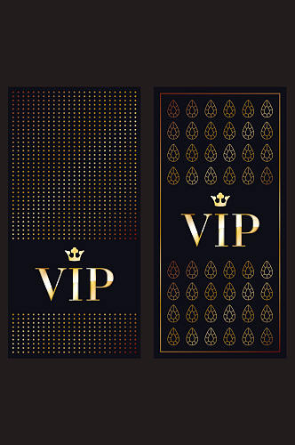 精品黑金酒吧VIP会员卡模板设计