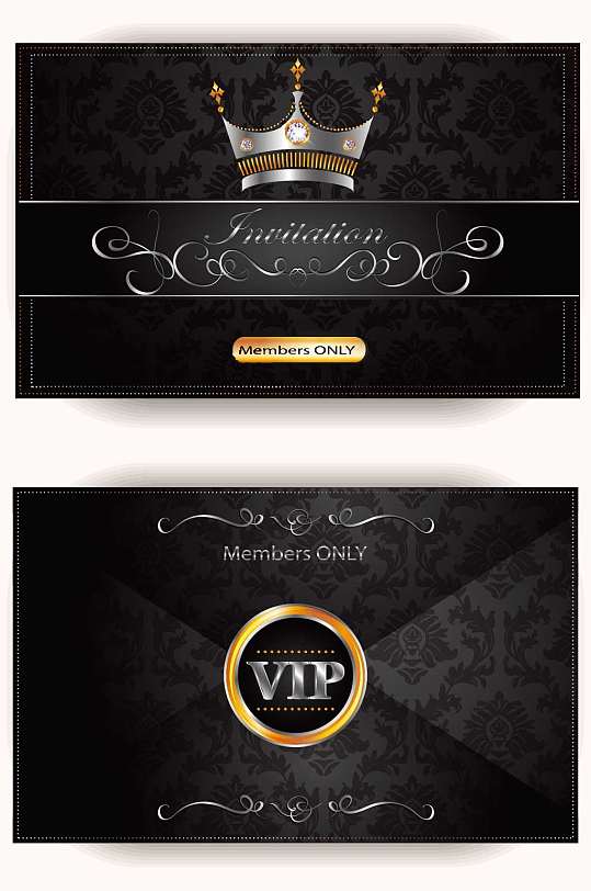 精品酒吧黑金卡模板设计