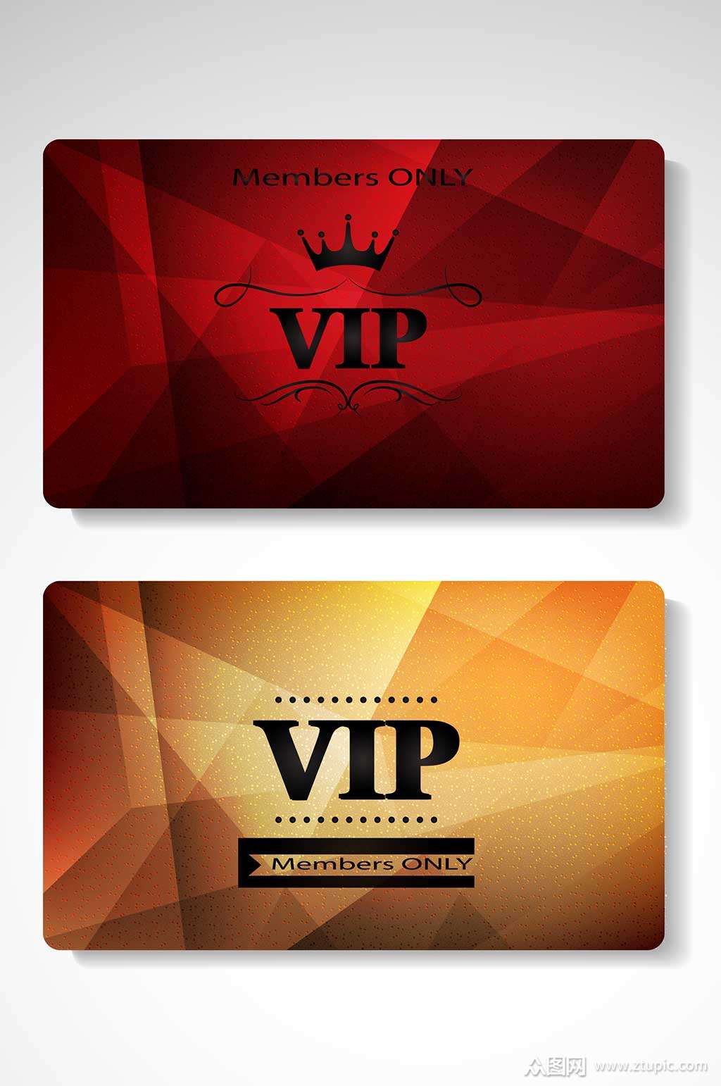 精品高端珠宝vip会员卡模板下载-编号941366-众图网