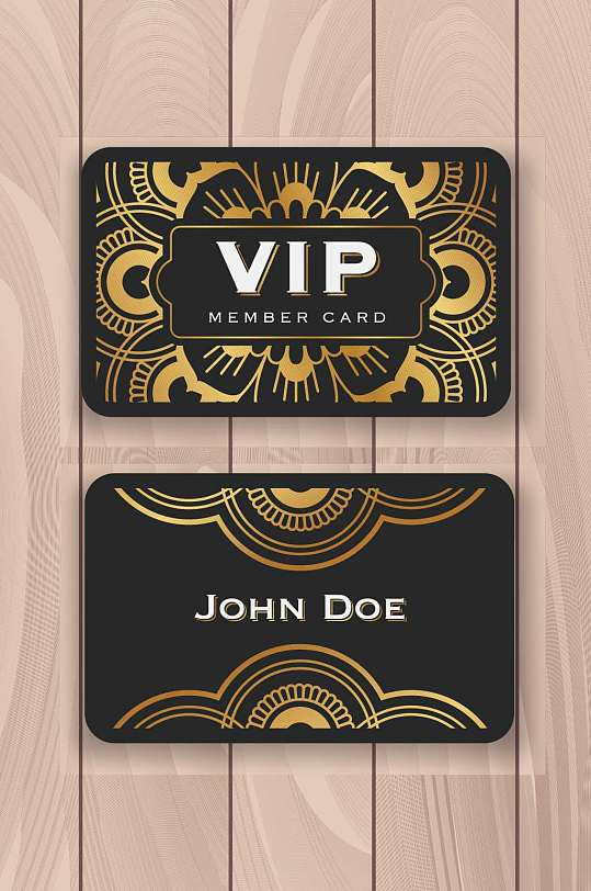 黑金奢华酒吧vip会员卡
