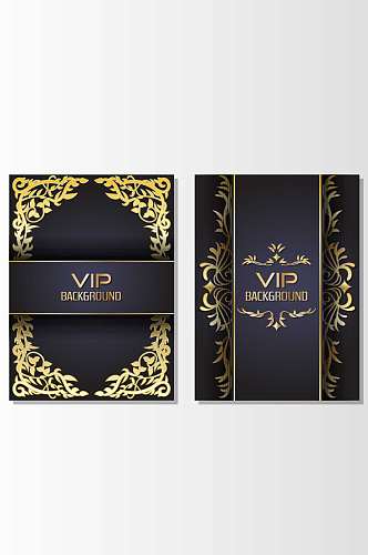 高端合金VIP贵宾卡模板设计