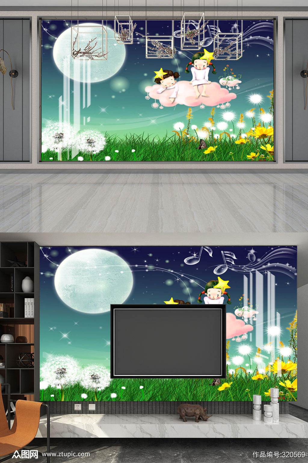 卡通小碎花背景墙模板下载 编号3569 众图网 卡通小碎花背景墙模板下载 编号3569 众图网