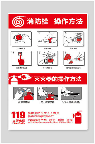 消防栓操作方法灭火器的操作方法