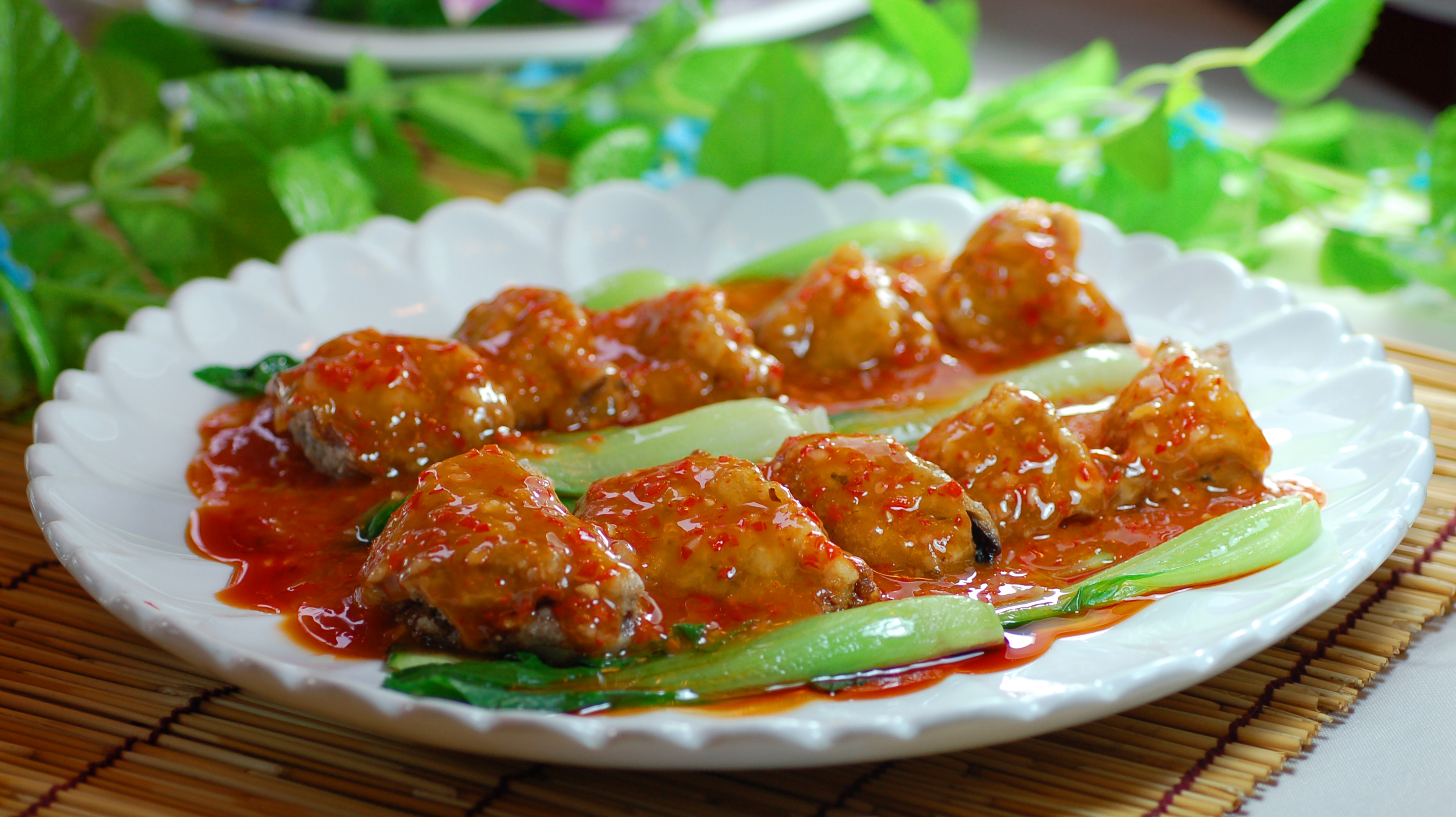 风味香菇包摄影图片素材