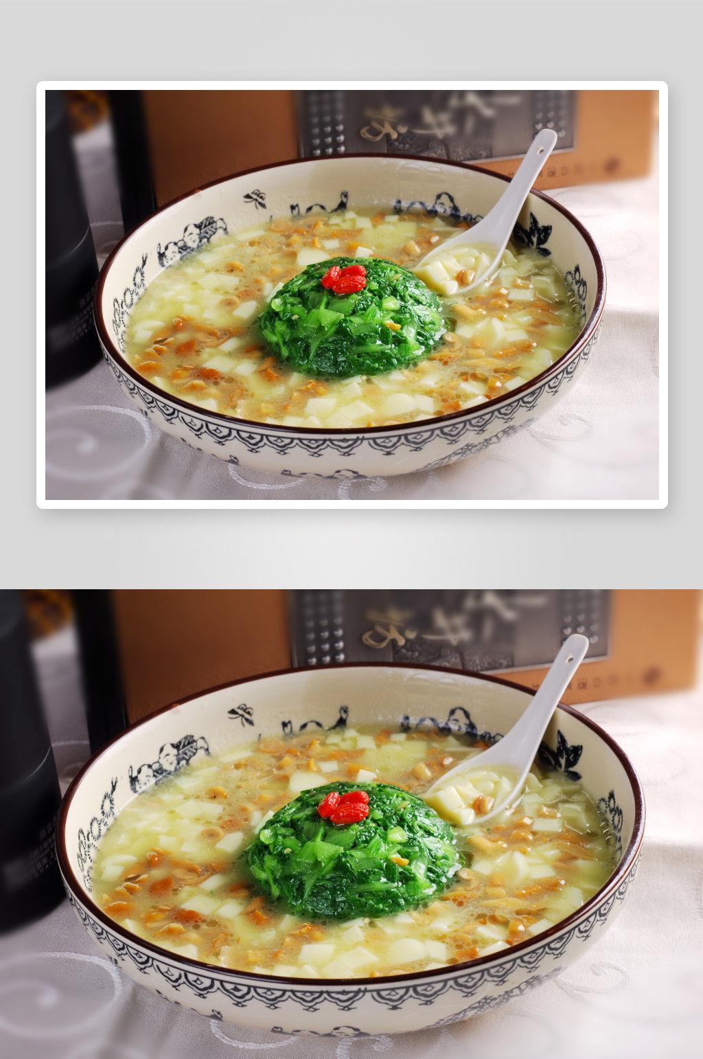 鸡汁菜心摄影图片素材