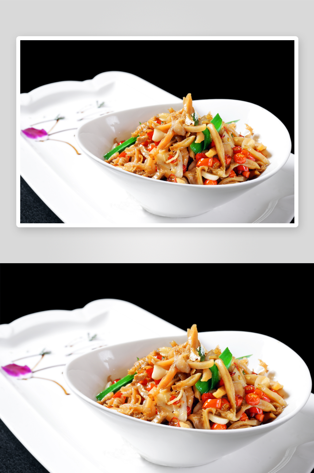 湘湘味河蚌肉摄影图片素材