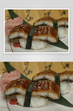 鳗鱼寿司摄影图片
