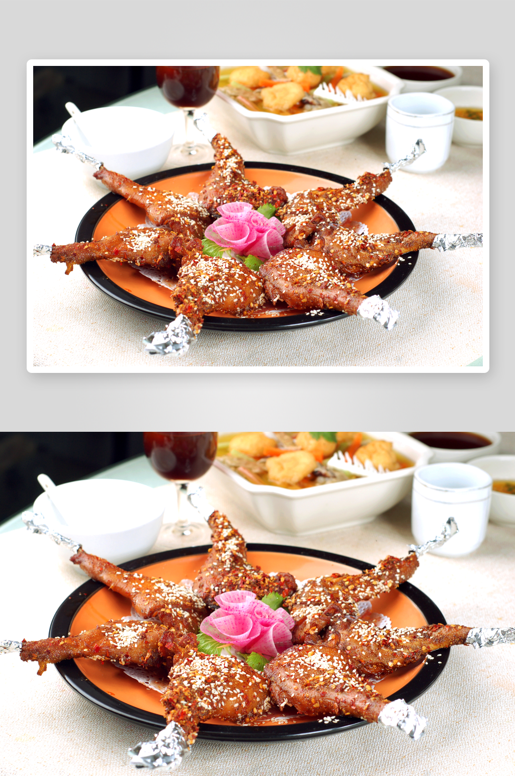美味兔腿摄影图片素材