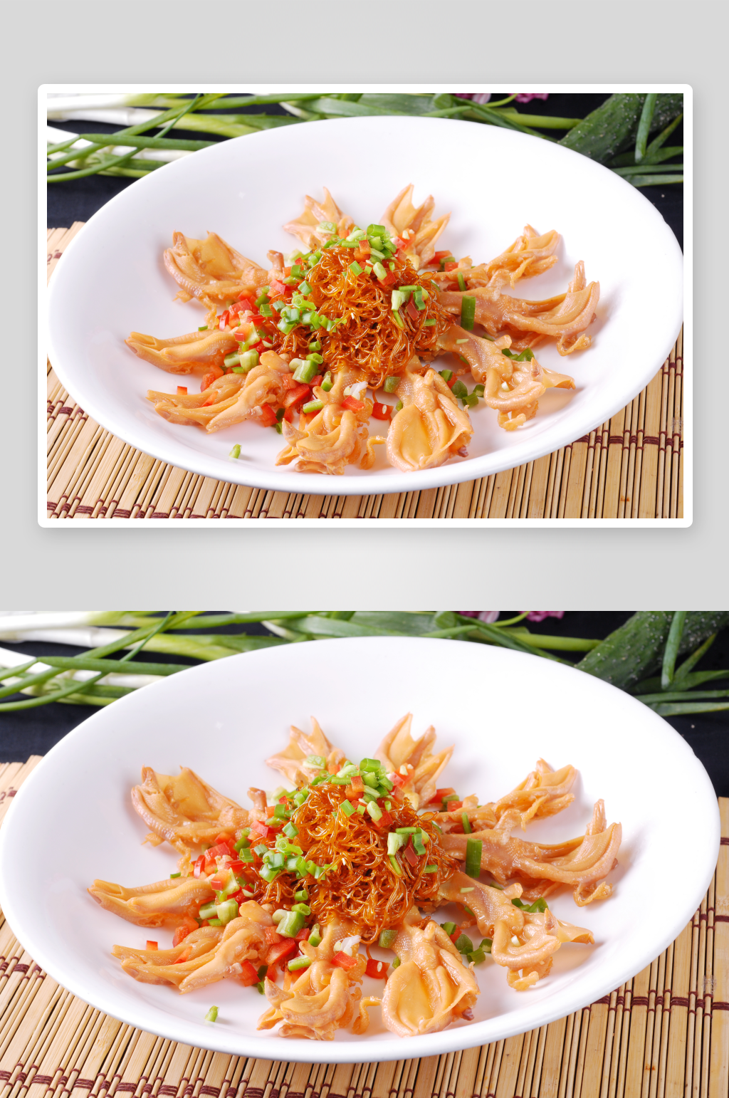 粉丝鸭掌摄影图片素材