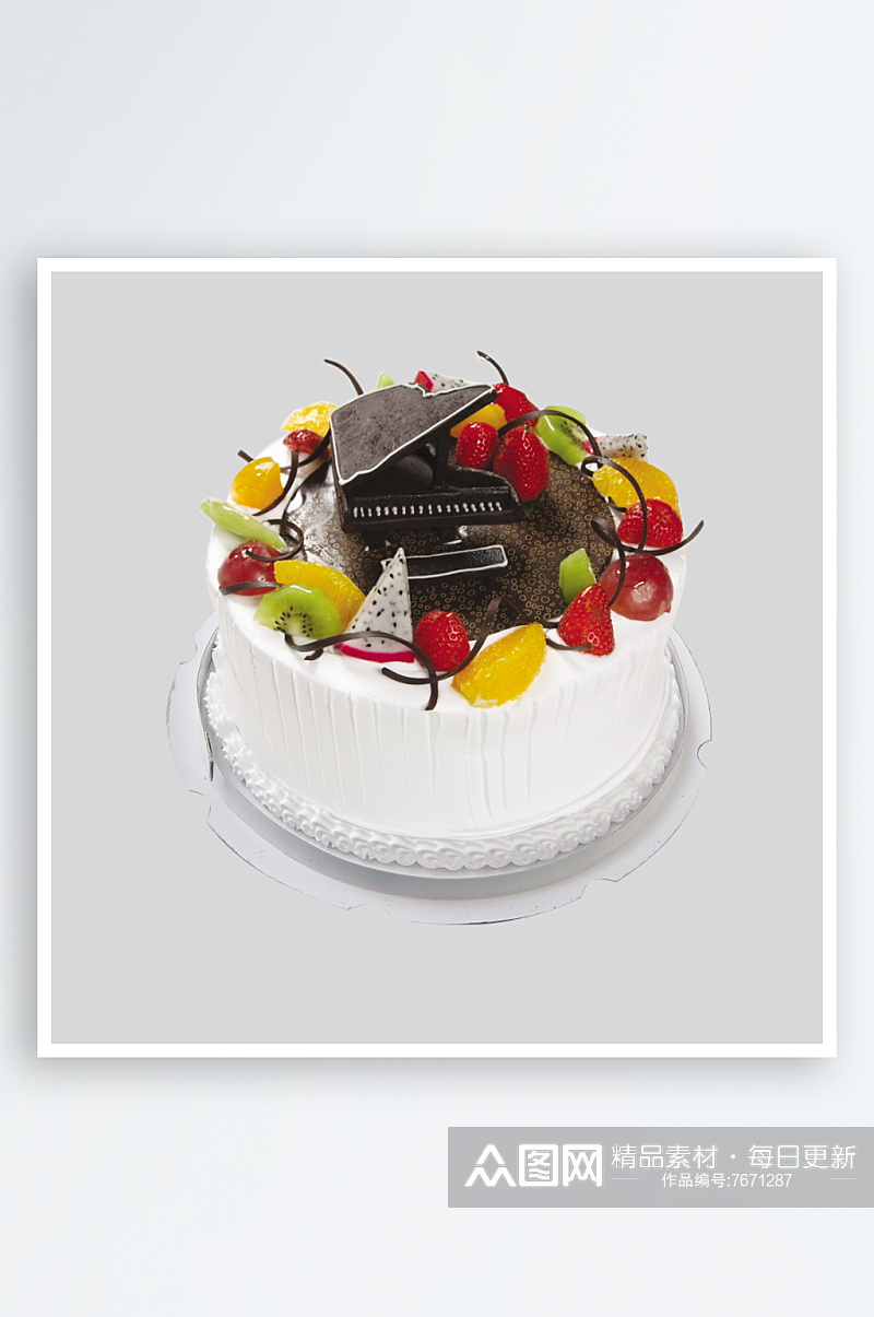 生日蛋糕食品元素素材