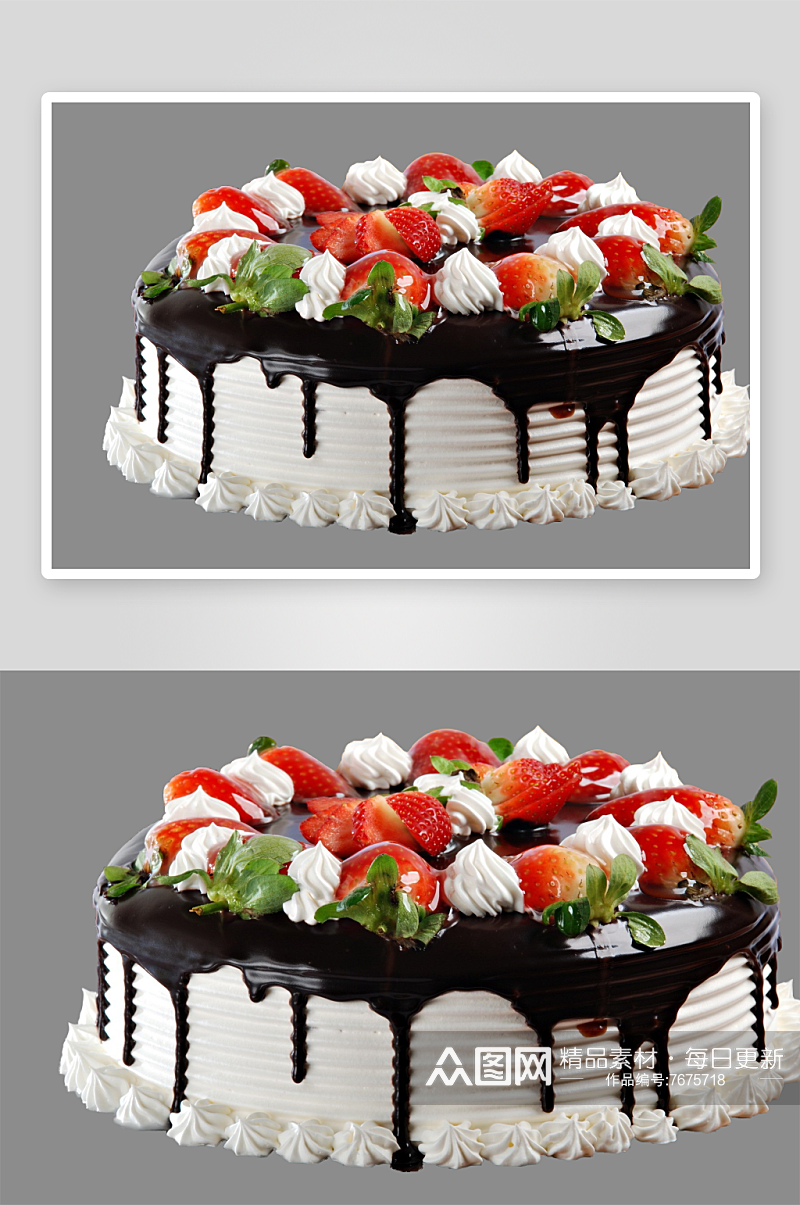 生日蛋糕食品甜点PNG素材素材