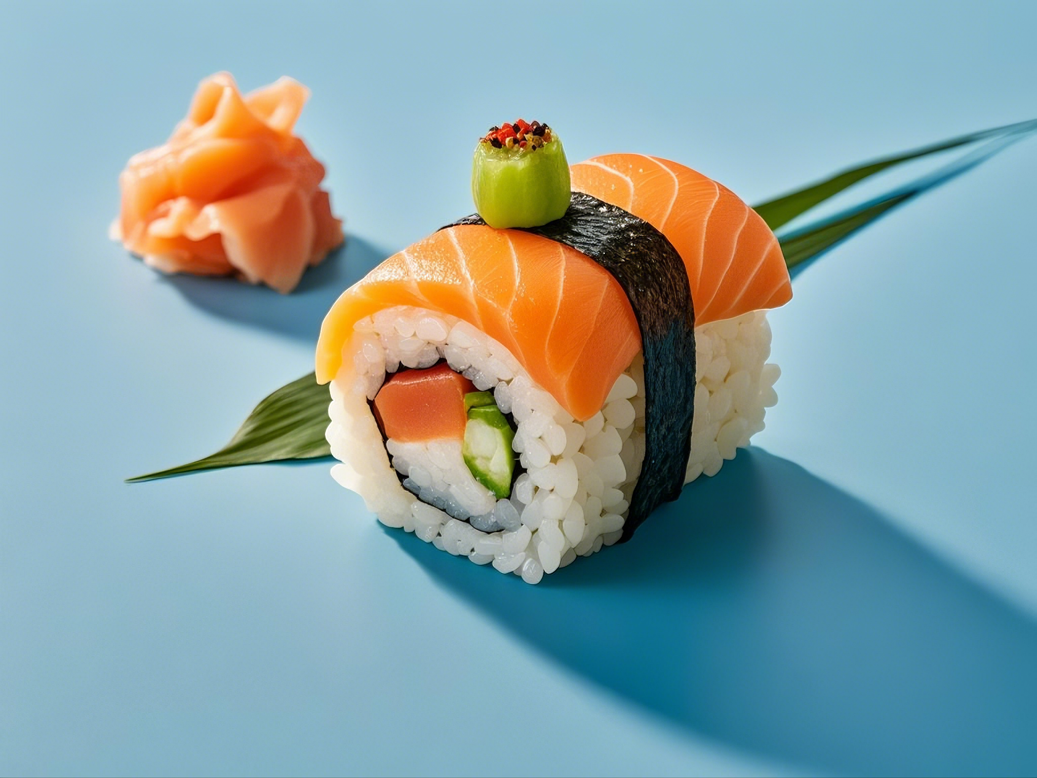 寿司饭团日式料理日本美食美味新鲜素材