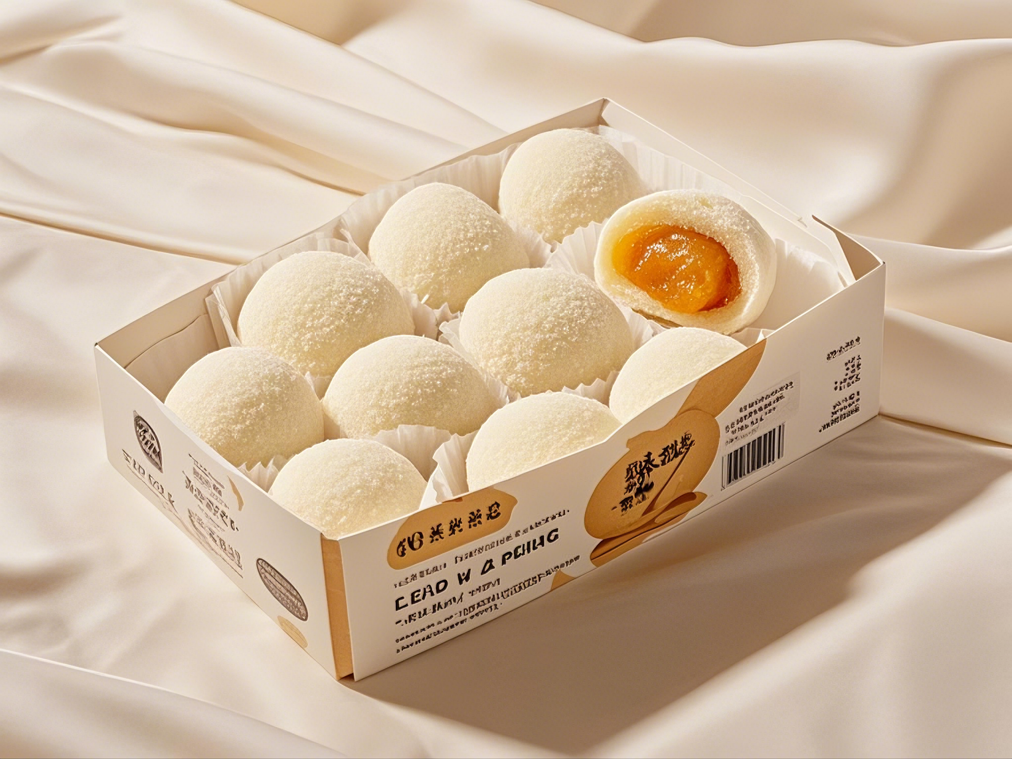 麻薯可口甜点美味饼干糕点中式美食素材