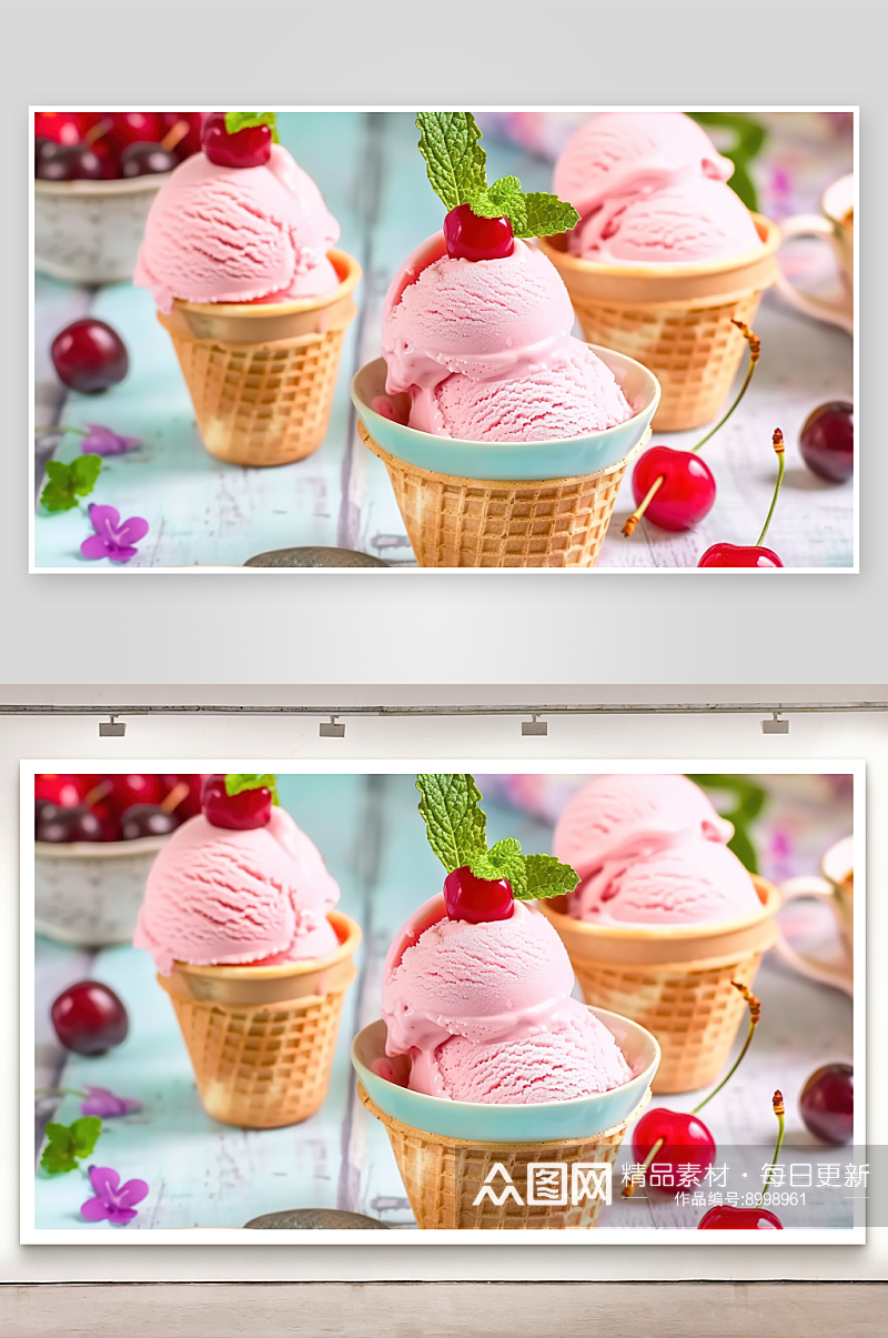 雪糕冰淇淋奶油美味甜品甜食美食巧克力冰棍素材