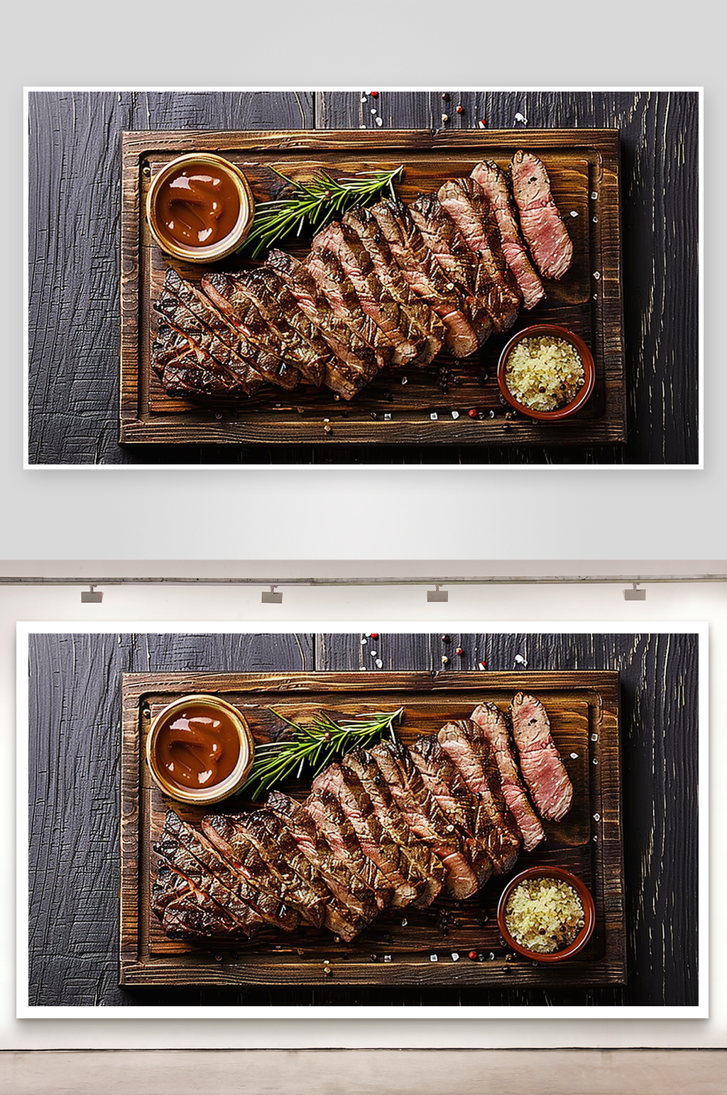 飘香西式黑椒牛肉摄影美食烤肉牛排素材