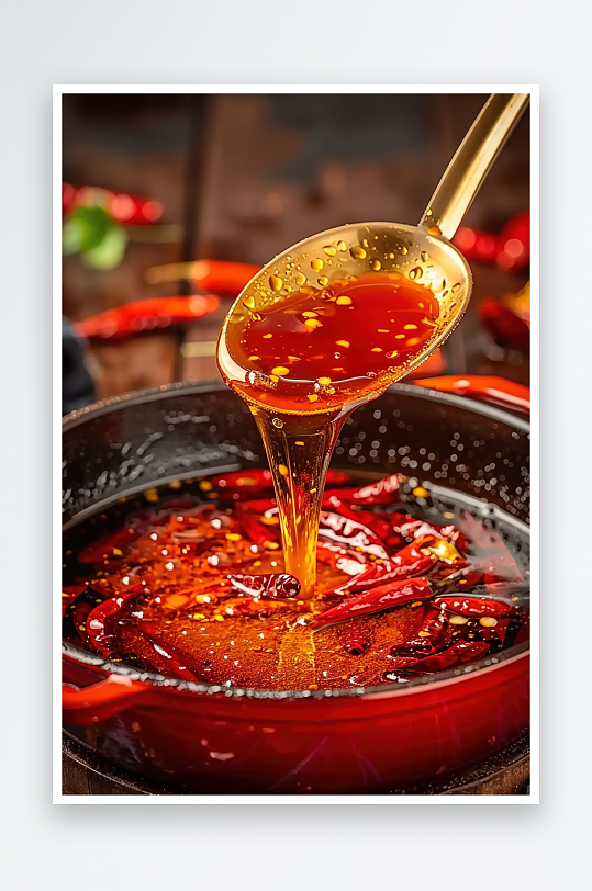 火锅海鲜美食香辣辣椒牛肉麻辣美味烹饪重庆