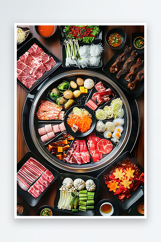 火锅美味重庆辣椒麻辣烹饪美食香辣牛肉海鲜