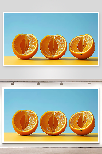 橙子果汁橘子鲜香柑橘绿色水果维c