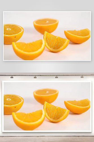 橙子橘子维c鲜香柑橘绿色水果果汁