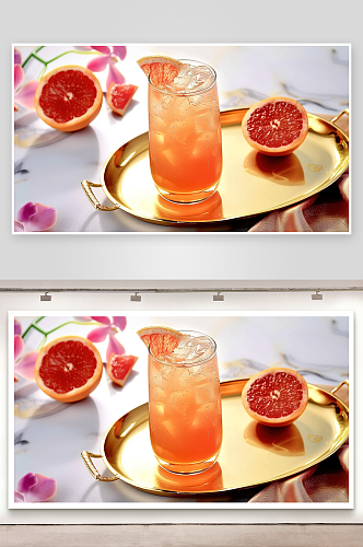 奶茶冷饮果汁芒果饮品水果草莓饮料夏日柠檬