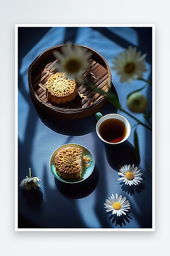月饼传统中秋糕点中国甜食点心节日美食