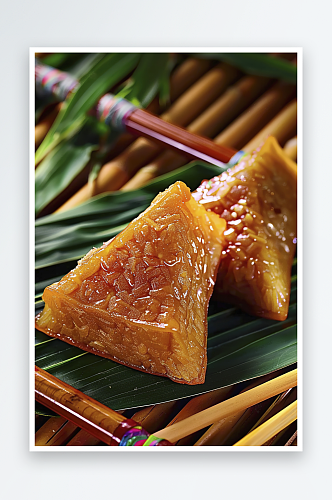 粽子粽叶端午糕点传统飘香美味美食