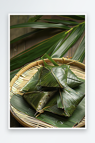 粽子美味叶子传统糯米饭团美食飘香端午