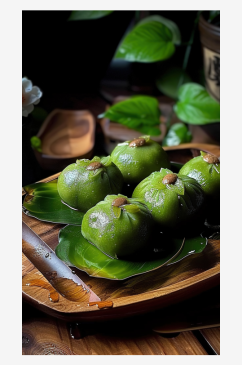 青团传统节日绿色有机美食美味