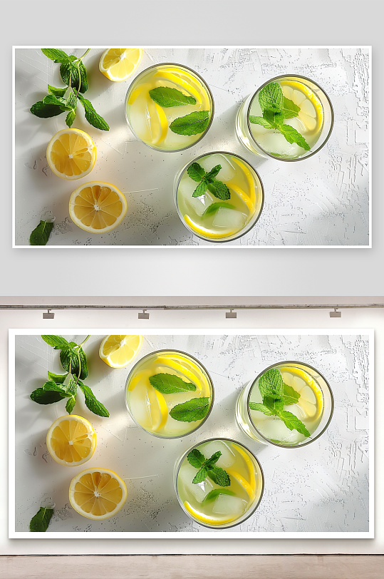 柠檬果肉果汁新鲜水果酸橙摄影清新夏季