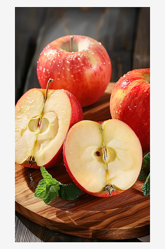 苹果健康新鲜天然红色有机美味水果