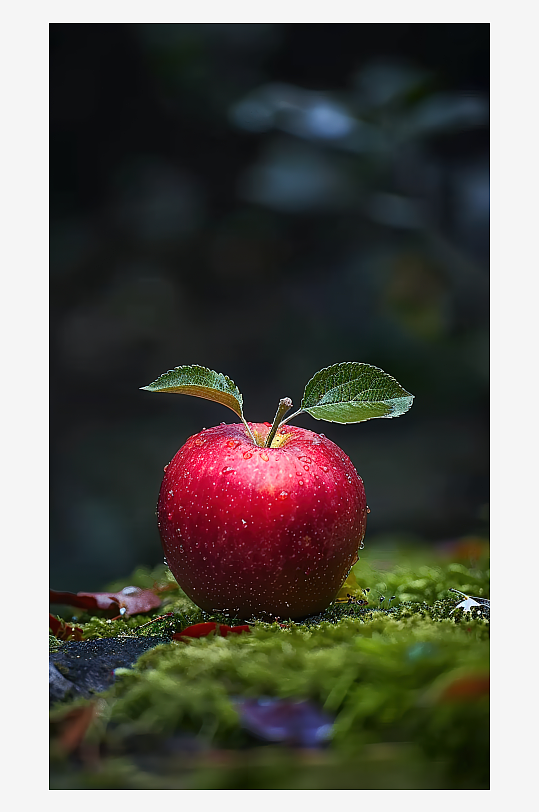 苹果健康高清水果有机新鲜天然美味红色鲜甜