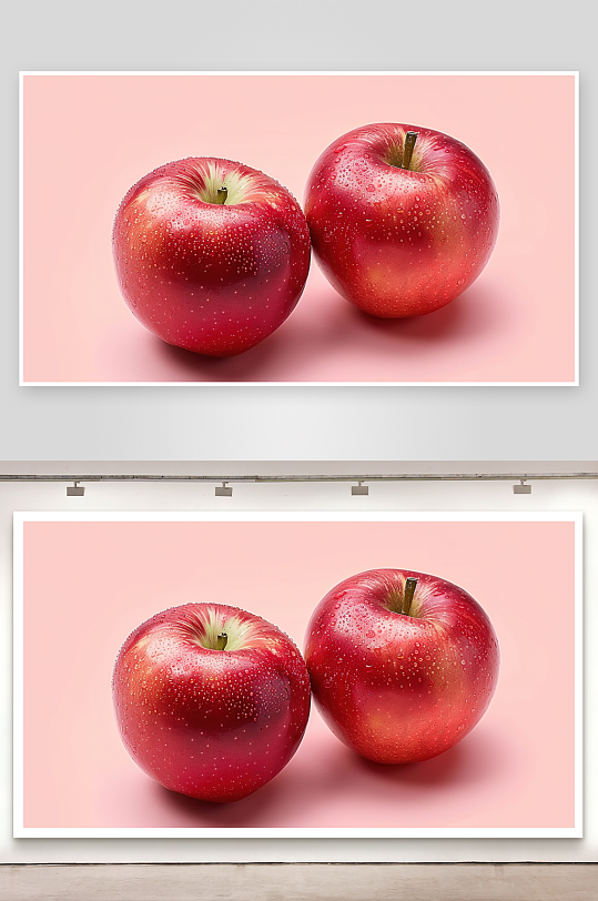 苹果天然健康有机水果新鲜红色美味