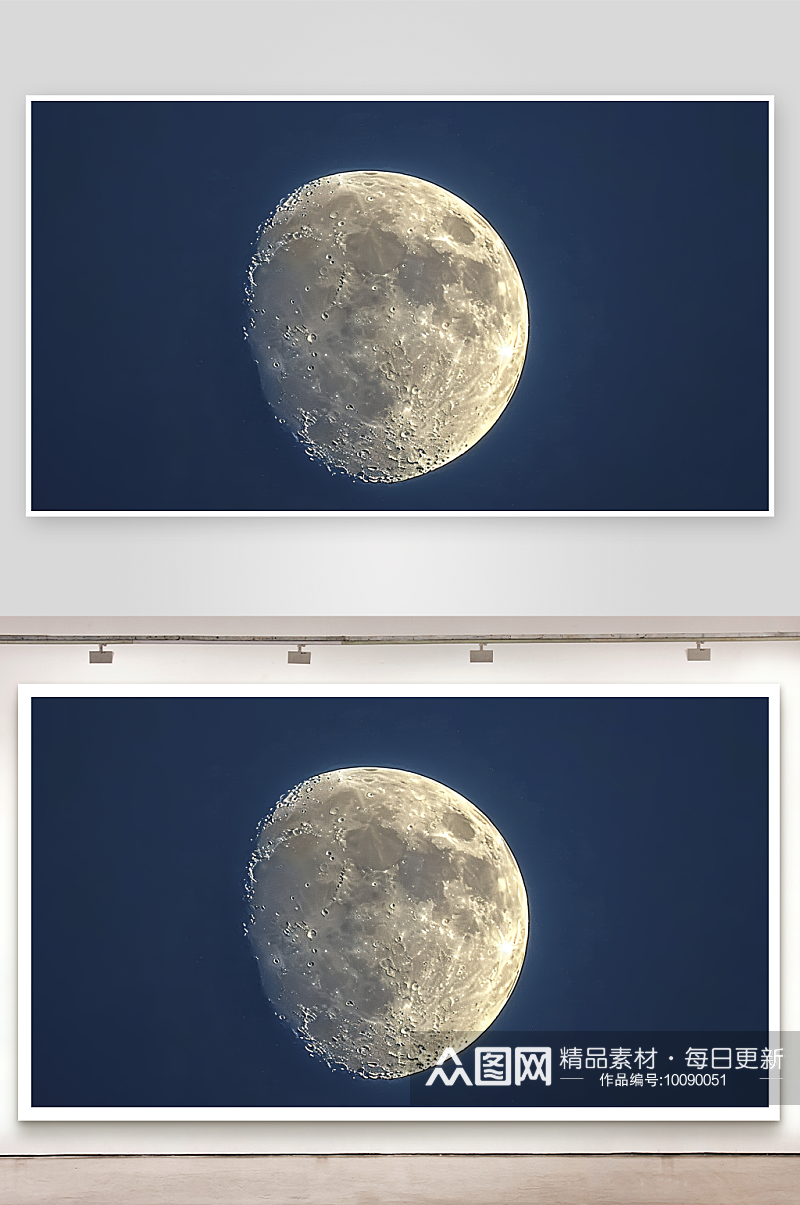 夜色意境摄影唯美天空月光高清月色月亮圆月素材