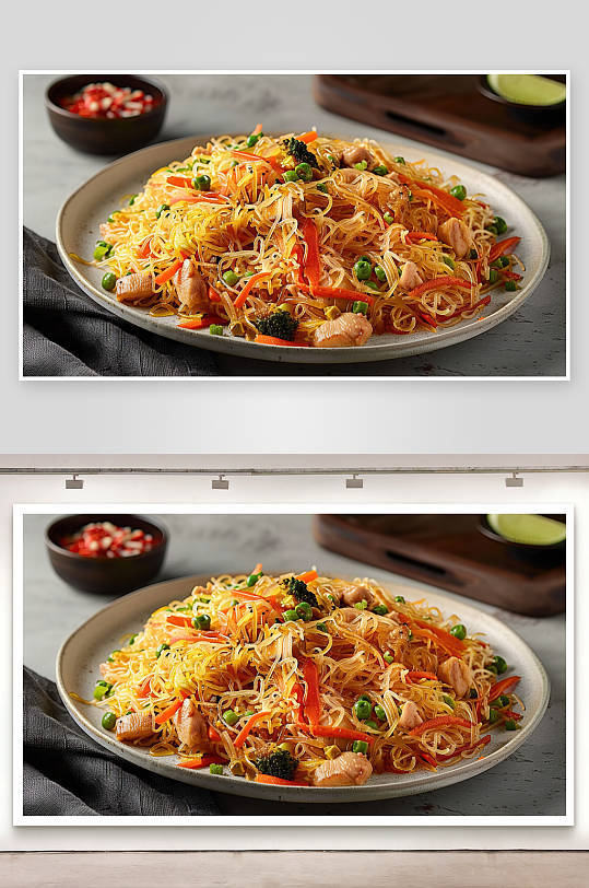 粉面小吃主食美食蔬菜美味烹飪?nèi)忸惓疵娉捶? onerror=