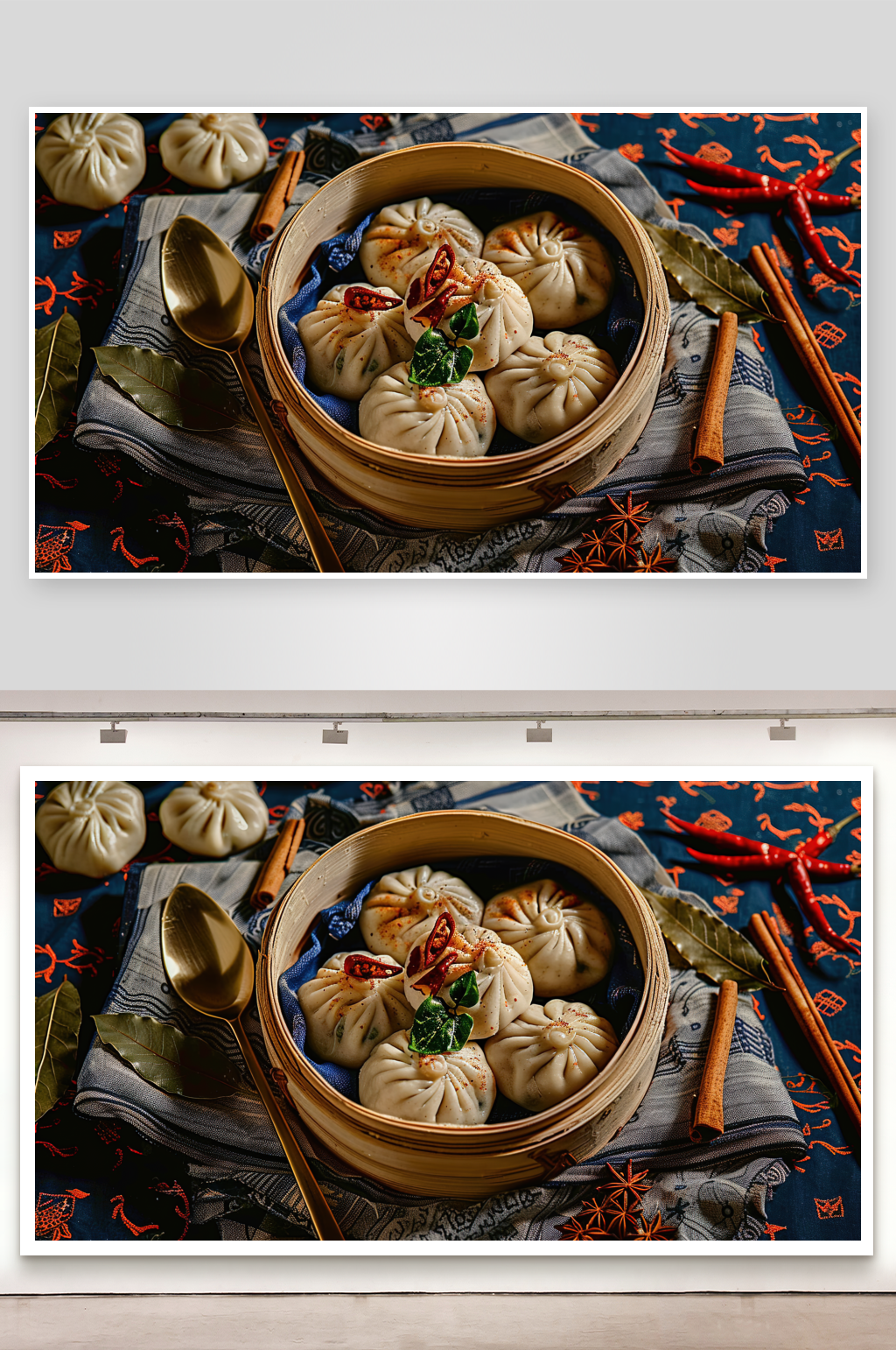 美味肉包包子蒸包传统美食小笼包灌汤素材