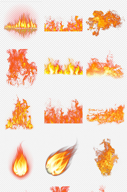 火焰燃烧的火PNG免抠素材元素