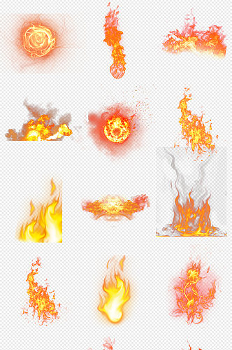 火焰火烈火燃烧的火PNG免抠素材元素