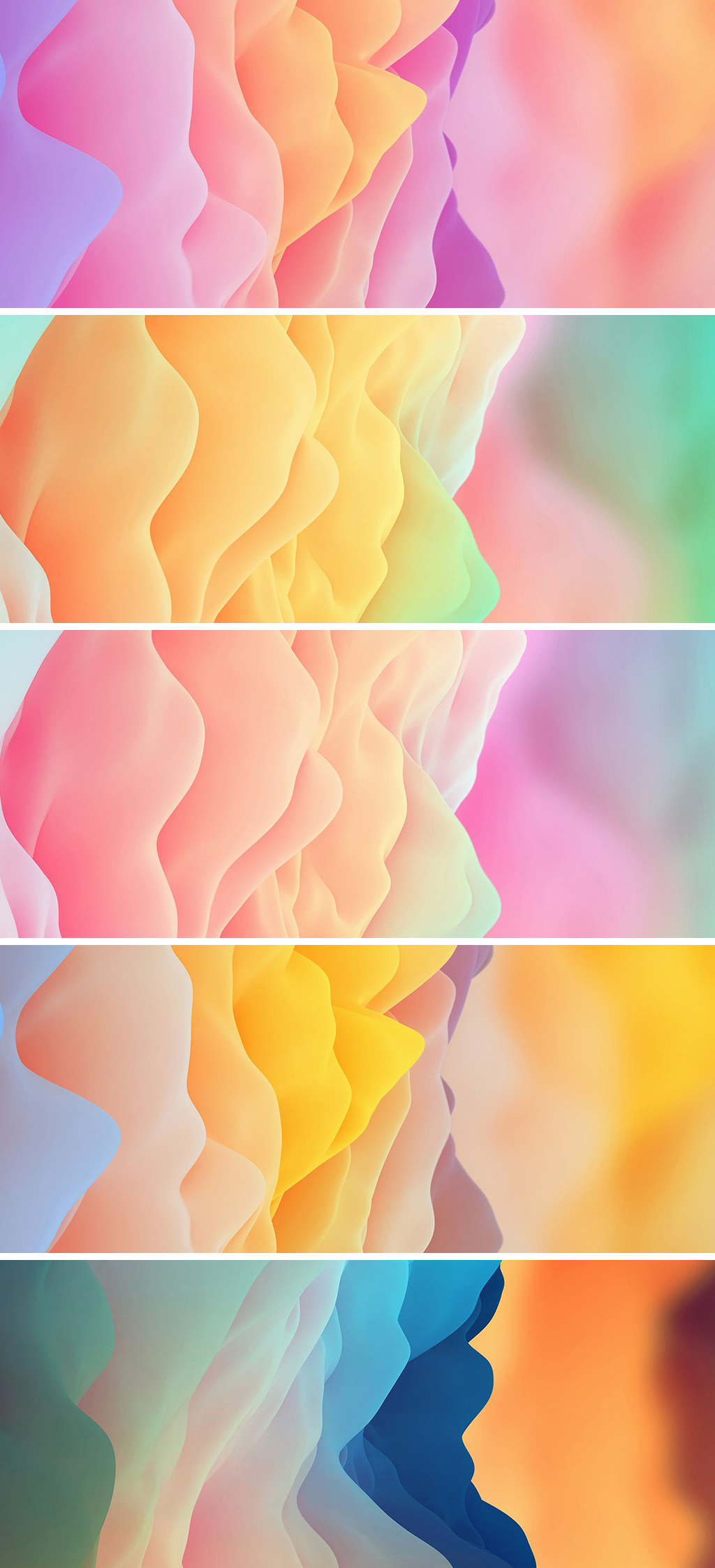 唯美粉色叠加云层云朵高清背景图素材