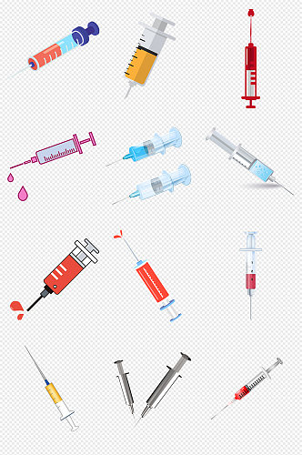 注射器医疗针管PNG免抠素材