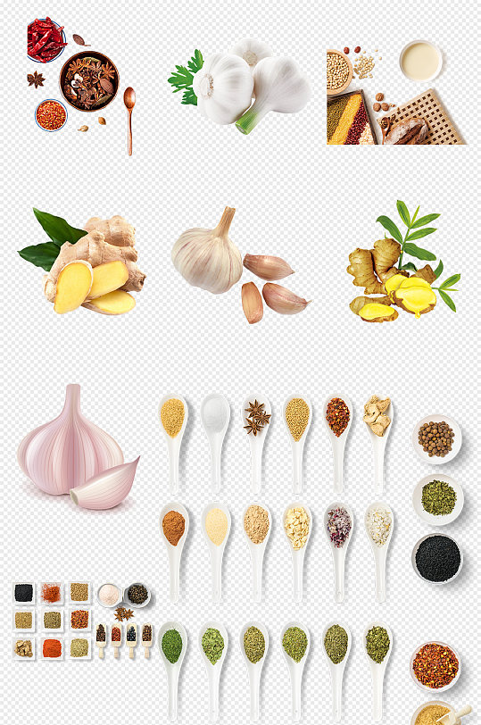 调味料香料配料png素材