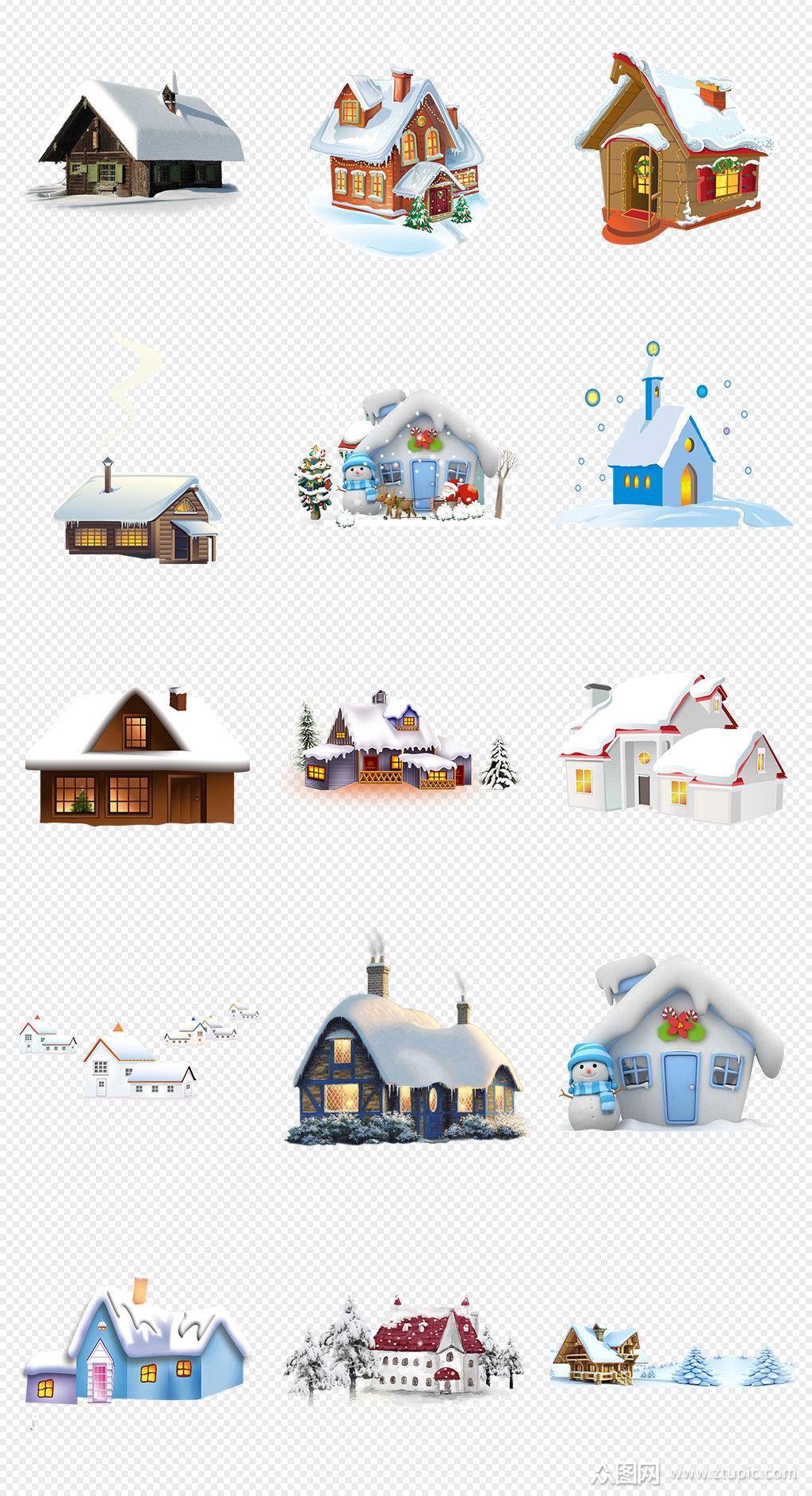 雪房子积雪房子png免抠素材素材