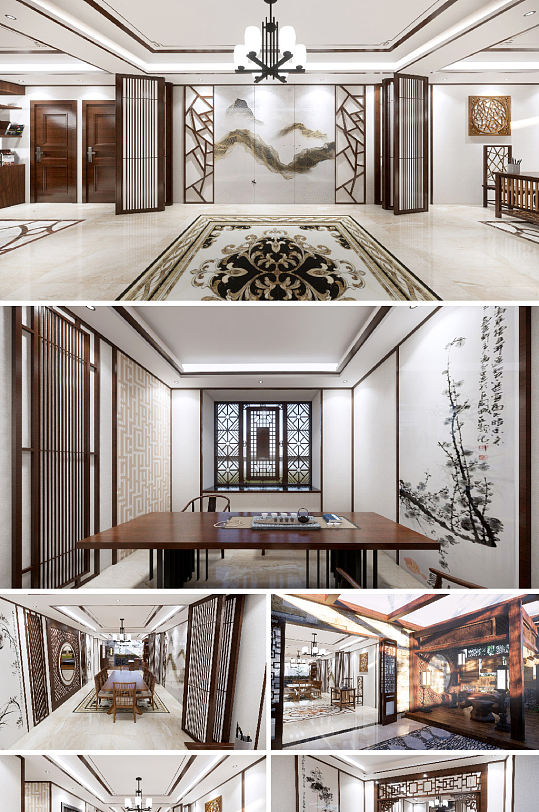 新中式茶楼大厦5#-众图网