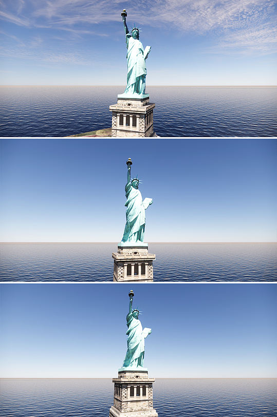 美国自由女神雕像模型