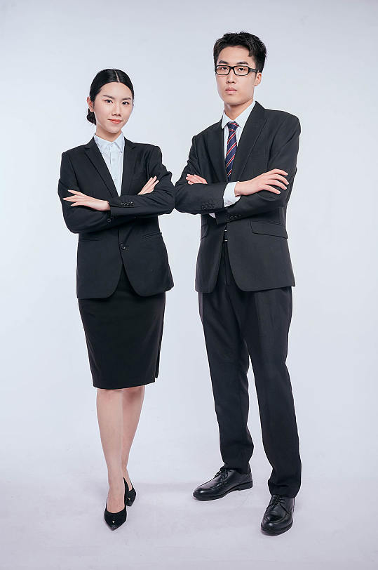 职场男女商务职业人物摄影图片顶图网