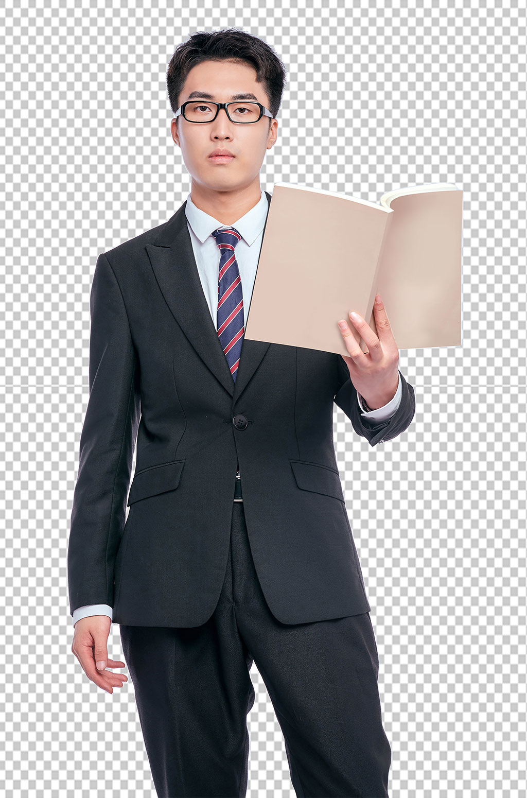 持书男士商务职业人物免抠PNG元素百图网素材