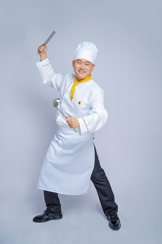 餐饮职场商业厨师服人物摄影精修图片