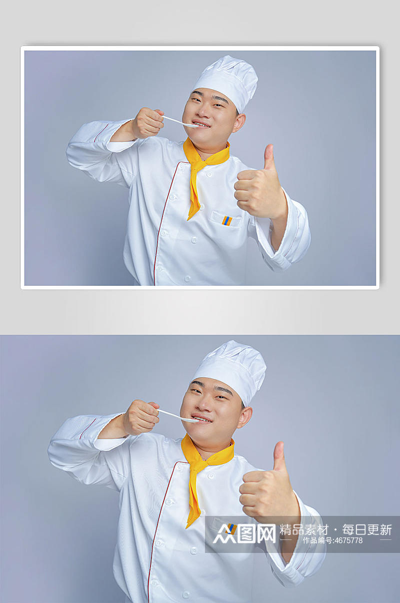 餐饮职场商业厨师服传统美食人物摄影精修图片素材