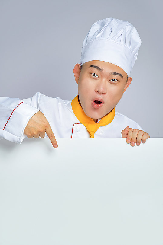 餐饮职场商业厨师服人物摄影精修图片-众图网